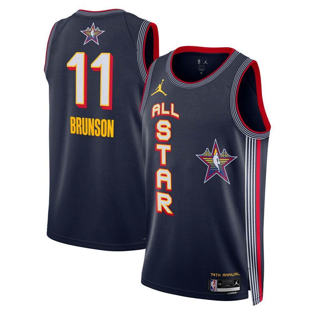Jalen Brunson Jordan Brand Unisex Navy 2025 NBA All-Star Game Swingman Player Jersey-Pro Kit Vault | Brand New 26/27 Sports Jerseys